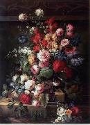 Floral, beautiful classical still life of flowers.065 unknow artist